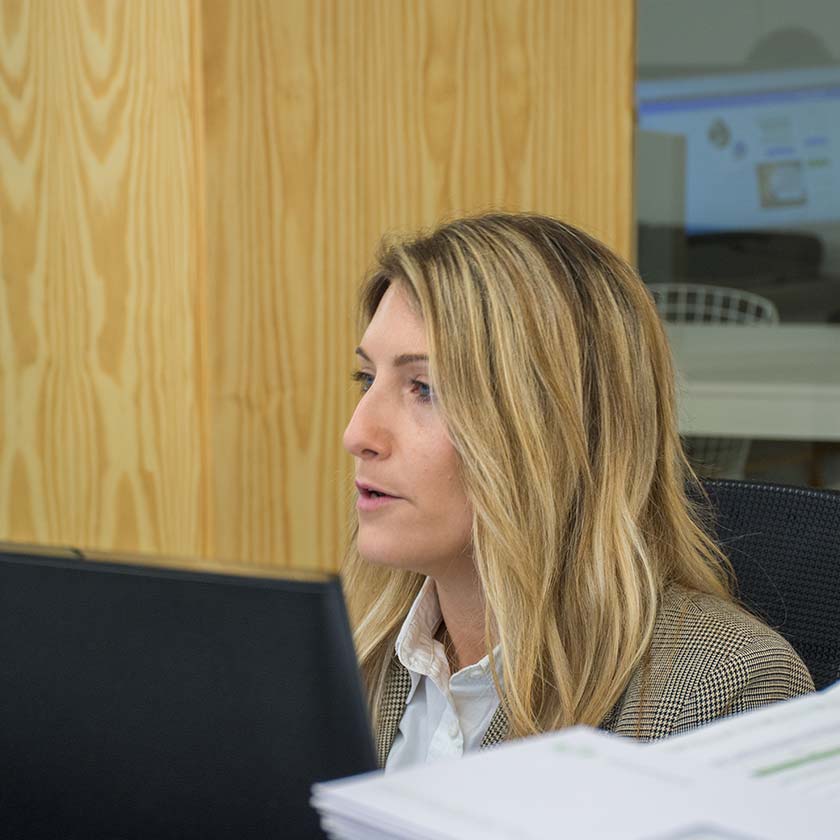Marta Antequera, del área económico-contable de SF Administradores